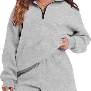 Gray Women's Pullover Sweatshirt